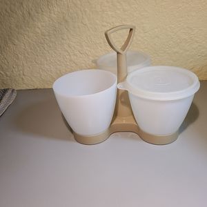 Tupperware 5 piece Sugar/cream server